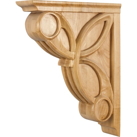 3 Wx11-5/16Dx14H Cherry Celtic Weave Art Deco Corbel